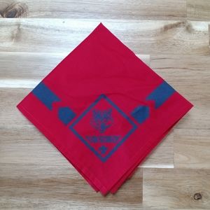 Boy Scouts of America Neckerchief Wolf Pack Scarf Red and Blue Girl Scouts Unifo